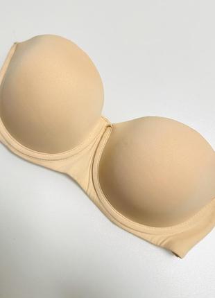 Бюст бежевий без брительок5 фото