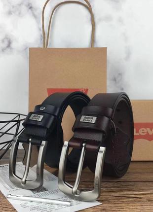 Шкіряний ремінь levi's