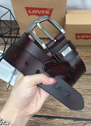 Шкіряний ремінь levi's 9