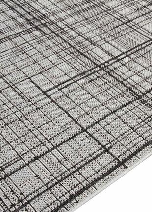 Ковровая дорожка безворсовая на резиновой основе karat flex 19171/08 2.00 м серый