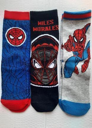 Носки шкарпетки marvel spiderman 3 п eur 27-30 спайдермен