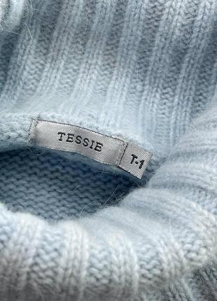 Шикарний теплий шерстяний светр з ангорою5 фото