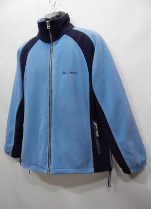 Мужская теплая флисовая кофта-куртка bjorn son р.52-54 026fmk (только в указанном размере, только 1 шт)4 фото