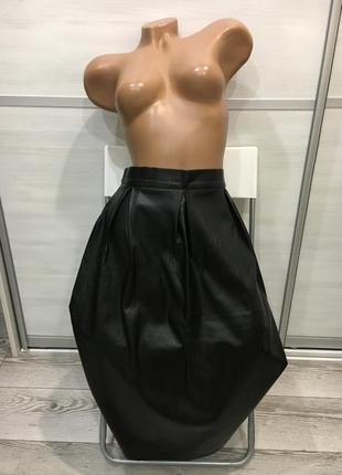 Шикарная новая кожаная юбка