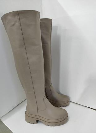 Ботфорти натуральна шкіра