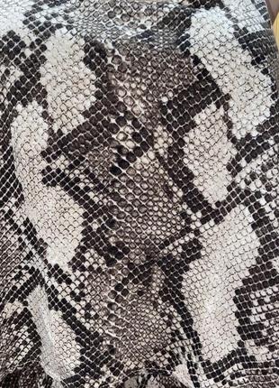 Сукня зміїний принт,плаття на тонких бретелях,міні плаття3 фото