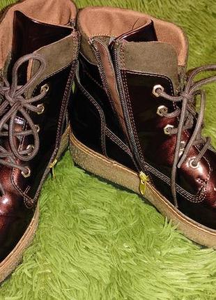 Ботинки tamaris размер 39 стелька 25,5 нитевичка оригинал9 фото