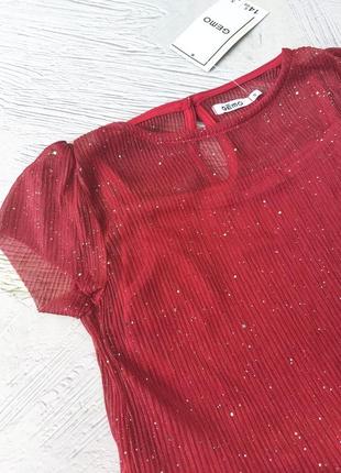 Нарядна червона сукня з блискітками5 фото