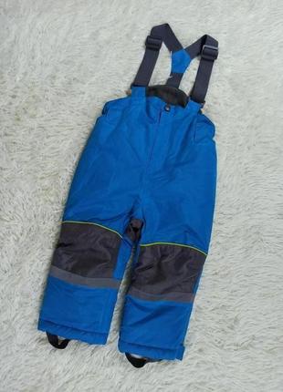 Тёплый зимний полукомбинезон малышу)