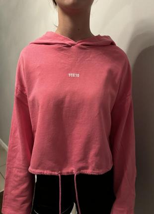 Короткий светер-топ за завʼязках zara рожевий s1 фото