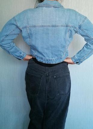 Базова укорочена бавовняна джинсовка j-mojo5 фото