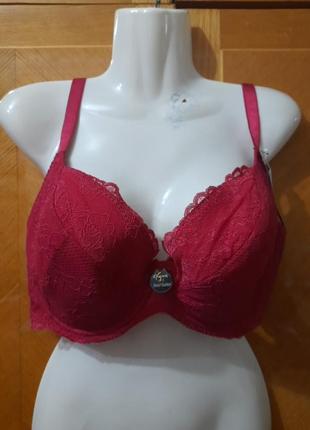 Р.75 j /34 g новый кружевной красивый бюстгалтер от gossard, косточки, поролон