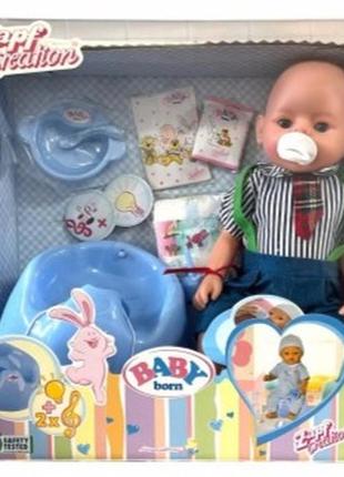 Игрушечный пупс беби борн с горшком и звуковыми эффектами || baby born ...