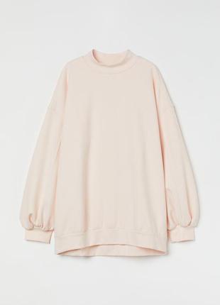 S/м/l h&amp;m новый фирменный женский свитшот худи кофта с горловиной оверсайз1 фото