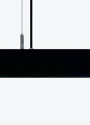 Підвісний лінійний led-світильник maxus assistance line slim pro 30w 80ra 4000 1200mm 140b down ip20 black