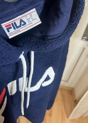 Плюшевая кофта толстовка fila р. l-xl3 фото