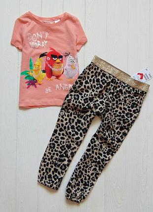 H&m. размер 1.5-2 года. новый комплект для девочки