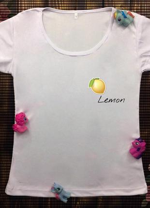 Женские футболки с принтом - фрукти5 фото
