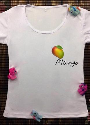 Женские футболки с принтом - фрукти10 фото