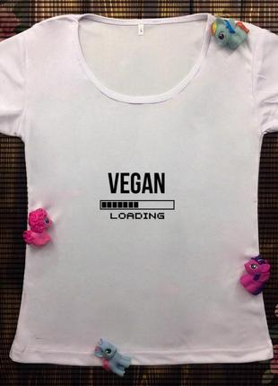 Жіноча футболка з принтом - веган8 фото