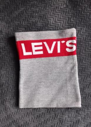 Шарф снуд хомут levi's1 фото