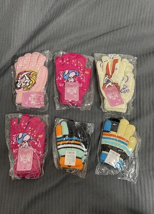 Детские перчатки , новые