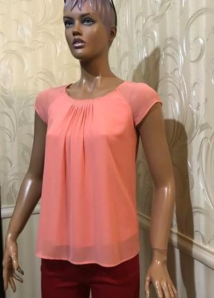 Ніжна блуза персикового кольору, s.oliver, розмір 34/xs-s