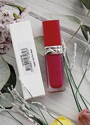 Жидкая помада для губ с цветочным маслом dior rouge dior ultra care liquid1 фото