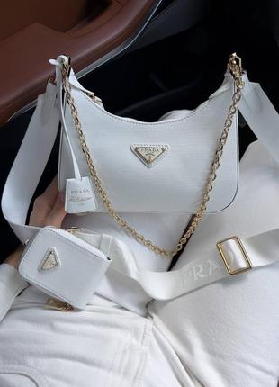 Leather white сумка lux!👜