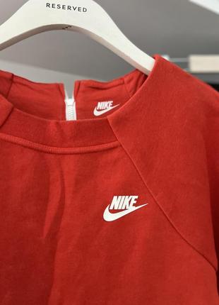 Красная кофта лонгслив nike 3