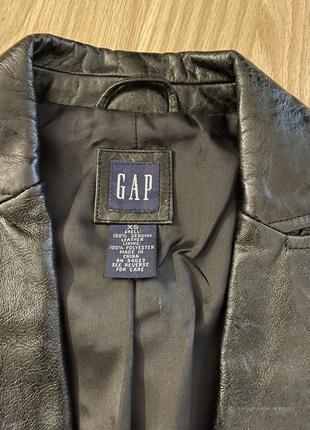 Пиджак кожаный gap6 фото