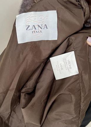 Норковая шуба пальто итальянская zana оверсайз2 фото