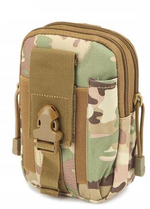 Сумка тактична поясна skipper койот сумка військова на пояс
