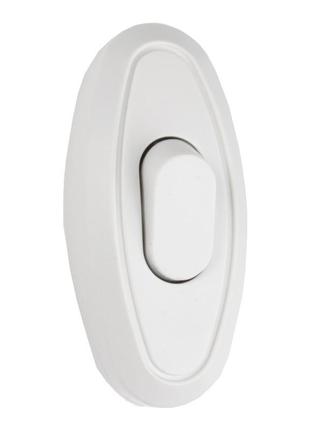 Вимикач для бра білий