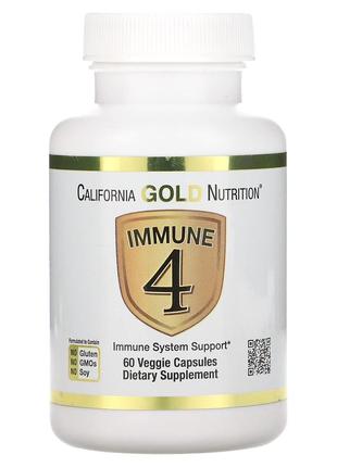 California gold nutrition immune 4 средство для укрепления иммунитета 60 вегетарианских  cgn-018428 фото