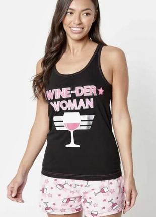 Чорна майка wine-der woman