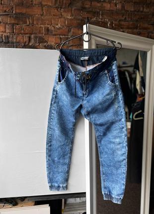 Desigual blue denim style cotton pants детские, подростковые брюки, брюки1 фото