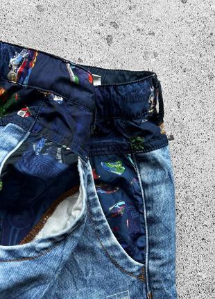 Desigual blue denim style cotton pants детские, подростковые брюки, брюки7 фото