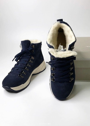Зимние ботинки замшевые tamaris оригинал 38,39,404 фото