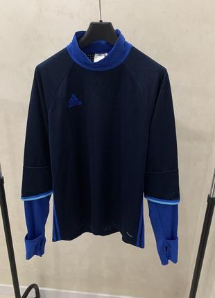 Реглан лонгслів adidas футбольна кофта спортивна
