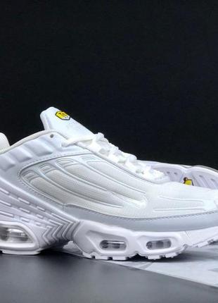 Р.41-45 кросівки nike air max plus tn білі