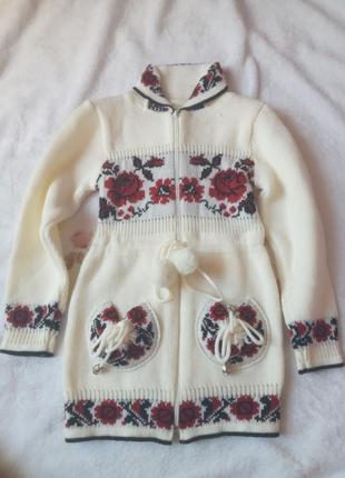 Туника платьевая кофтина