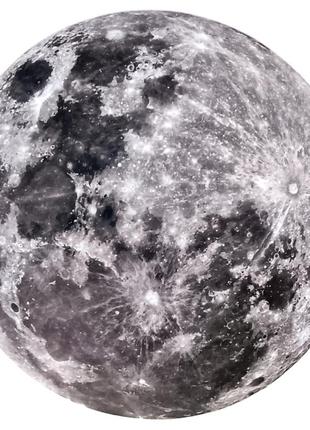 Наклейка місяць blu-ray moon світиться в темряві 40 см блакитне свічіння