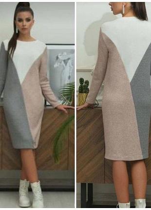 Платье женское прямого силуэта ангора