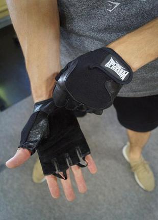 Перчатки для фитнеса и тяжелой атлетики powerplay 2154 черные l8 фото