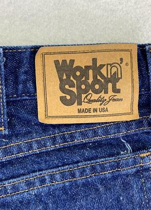 Джинсы work n sports  35x34,made in usa.