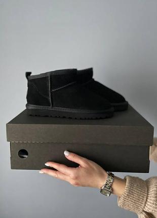 Угги угги угги ugg ultra mini black7 фото