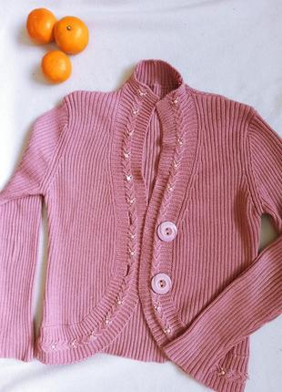 Кофтинка -кардиган в'язана