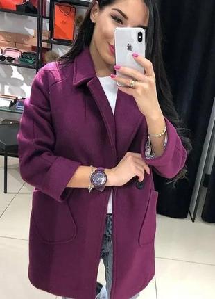 Жіноче кашемірове пальто (4 кольори)1 фото