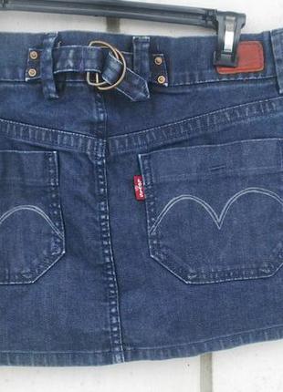 Джинсовая мини- юбка levis оригинал2 фото